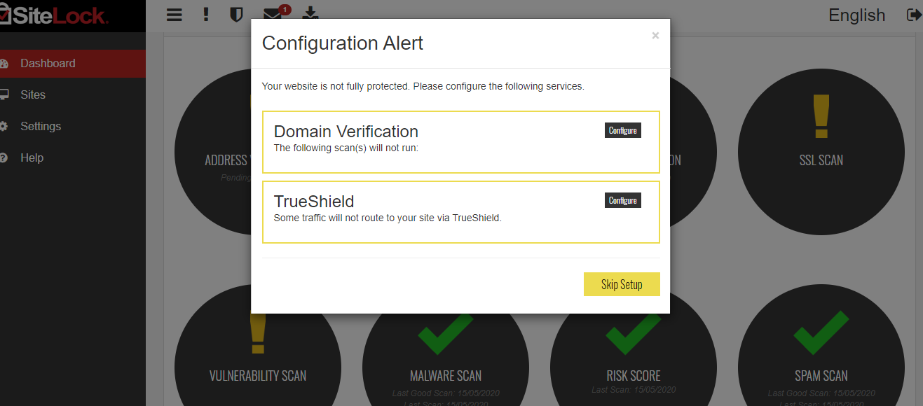 How to setup SiteLock? – QualiSpace Knowledge Base