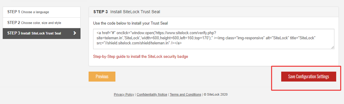 How to setup SiteLock? – QualiSpace Knowledge Base
