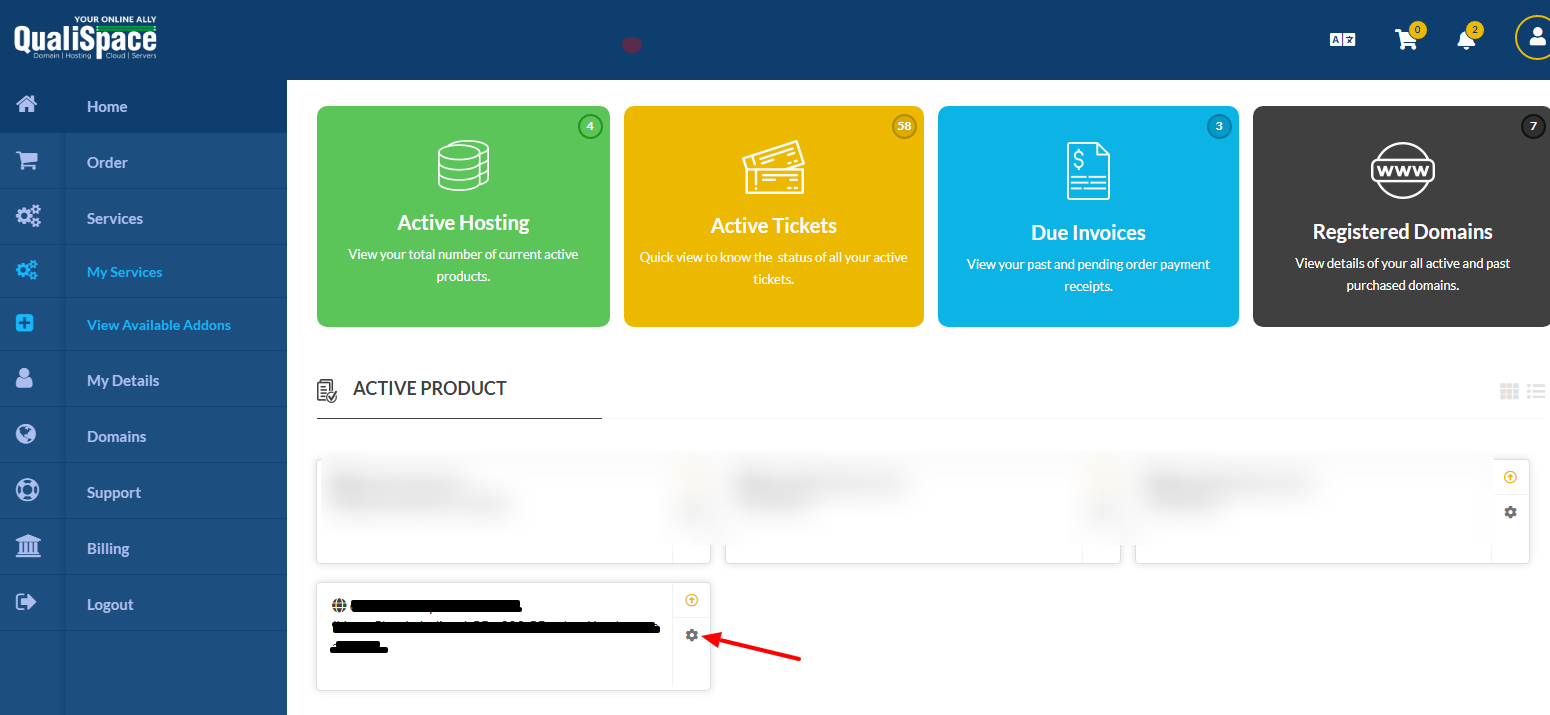 How to check bandwidth usage from client area qualispace knowledge base