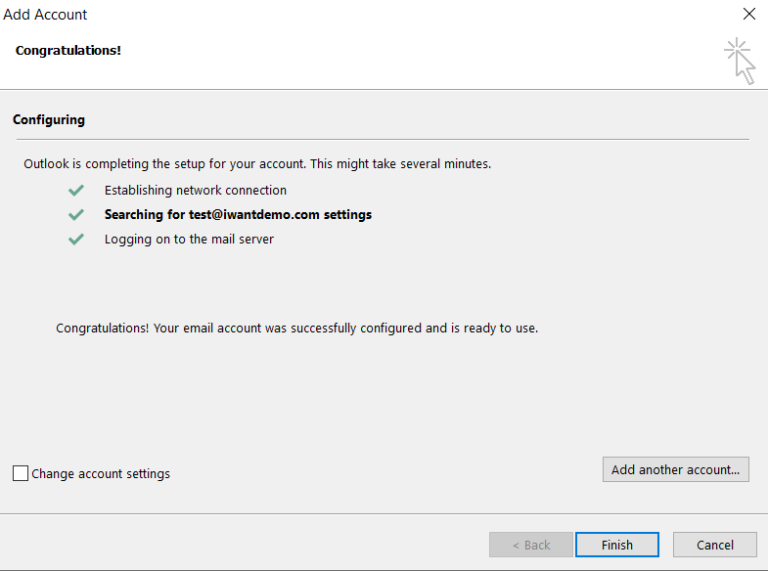 Outlook settings for office365 QualiSpace Knowledge Base