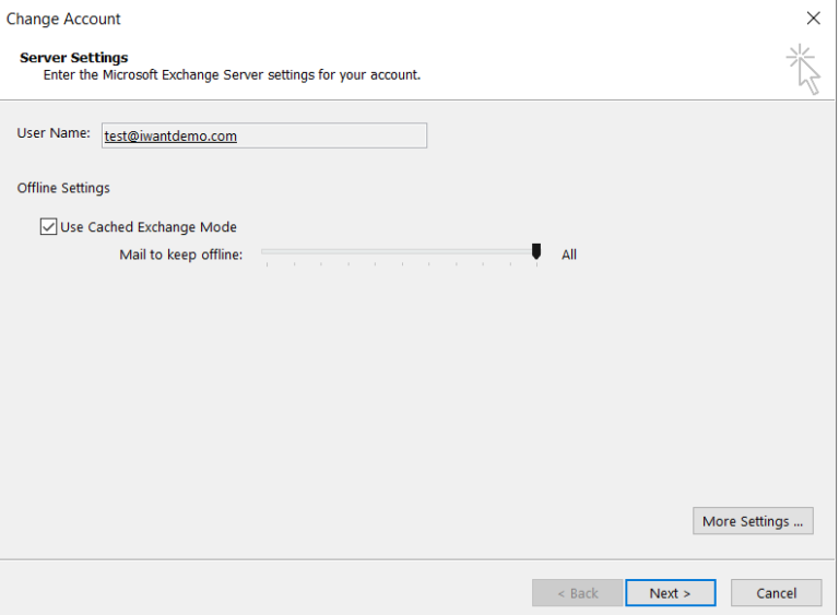 Outlook settings for office365 QualiSpace Knowledge Base